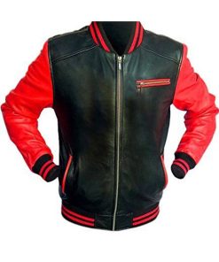 Black Varsity Jacket For Men