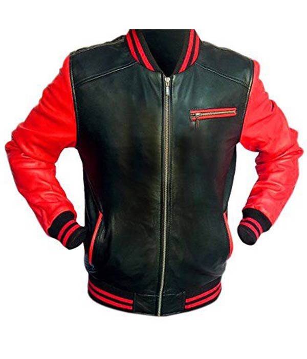 Black Varsity Jacket For Men