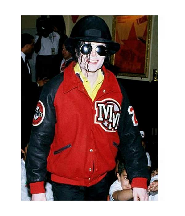 Mickey Mouse Michael Jackson Varsity Bomber Jacket