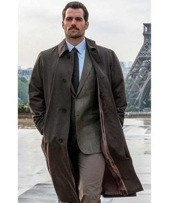 Henry Cavill Mission Impossible Fallout Brown Trench Coat