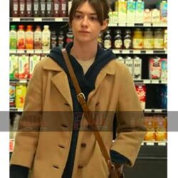 Noa Fresh Brown Wool Trench Coat Daisy Edgar Jones