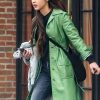 Buy Olivia Rodrigo Green Trench Coat