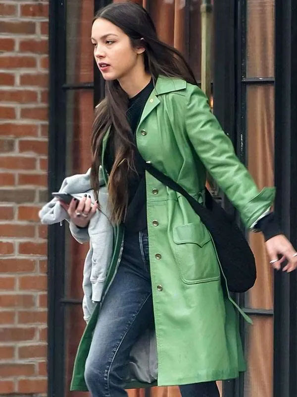 Buy Olivia Rodrigo Green Trench Coat