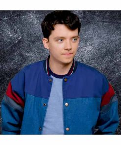 Alternative view of Otis Milburn Jacket - High School Varsity Jacket