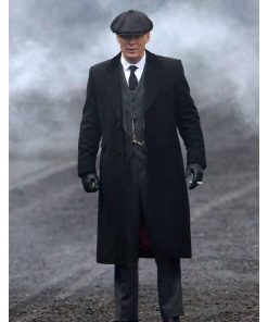 Peaky Blinders Thomas Shelby Black Wool Coat