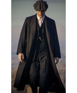 Alternative view of Peaky Blinders Thomas Shelby Black Wool Coat