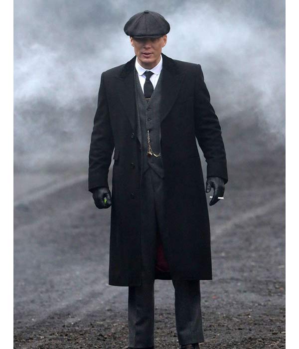 Peaky Blinders Thomas Shelby Black Wool Coat