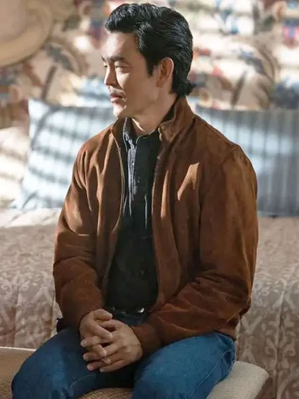 Buy Poker Face John Cho Suede Leather Jacket