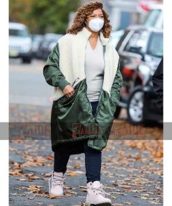 Alternative view of Queen Latifah The Equalizer Shearling Coat On Sale