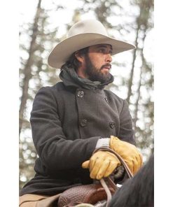 Alternative view of Ryan Bingham Yellowstone Black Coat