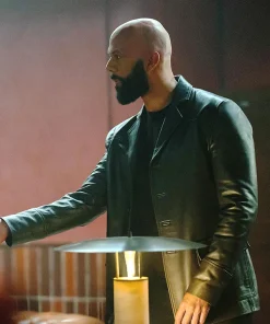 Alternative view of Silo 2023 Common Black Leather Blazer