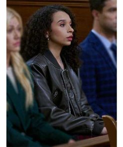 Alternative view of True Justice Family Ties PJ Ellis Black Leather Jacket