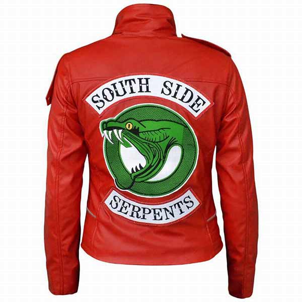 Madelaine Petsch Red Southside Serpent Jacket