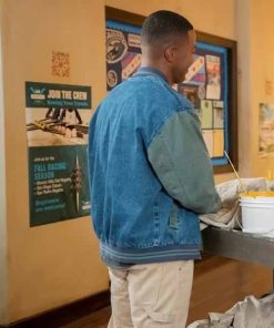 Alternative view of Spencer James All-American Denim Bomber Jacket