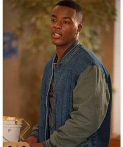 Spencer James All-American Denim Bomber Jacket