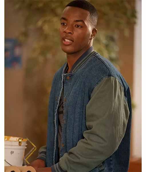 Spencer James All-American Denim Bomber Jacket