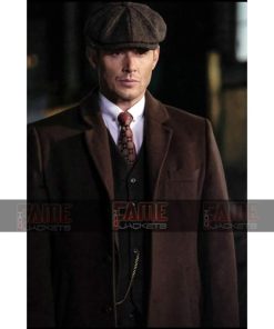 Dean Winchester Supernatural Brown Suede Leather Overcoat For Men