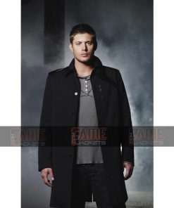 Alternative view of Dean Winchester Black Cotton Car Coat