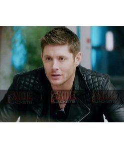 Supernatural Dean Men's Black Quilted Biker Jacket