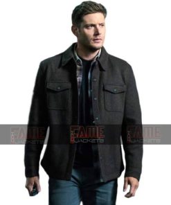 Dean Supernatural Men's Grey Wool Jacket