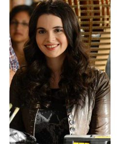 Switched At Birth Bay Kennish - Vanessa Marano Brown Leather Jacket