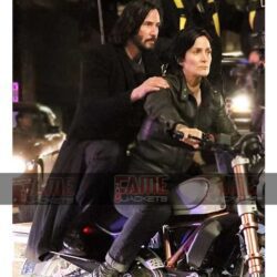 The Matrix 4 Neo Keanu Reeves Black Coat