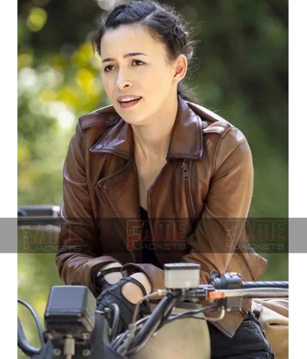 The Walking Dead Christian Serratos Leather Jacket