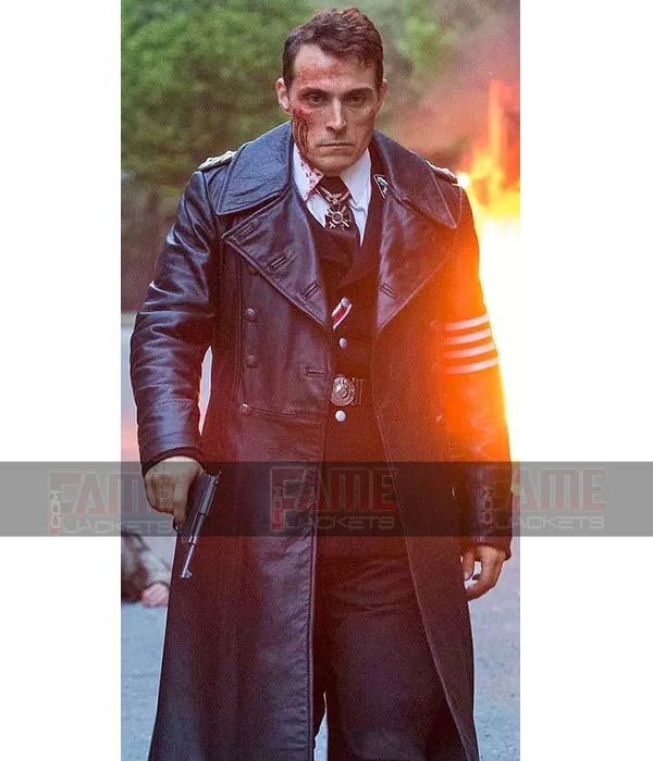 The Man In The High Castle Long Leather Cowhide Coat