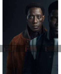 True Story Wesley Snipes Tan Suede Leather Jacket