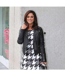 Women's Slim Fit Black Leather Biker Jacket