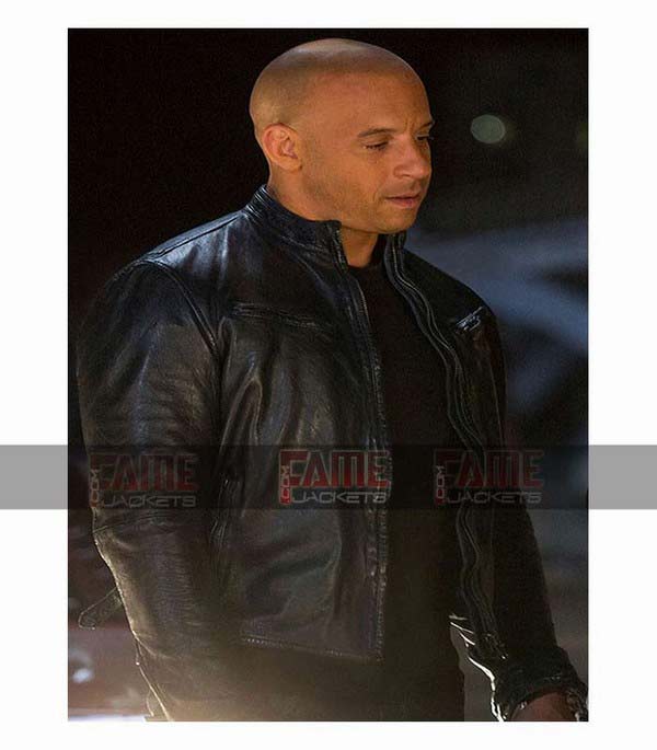 Fast And Furious Vin Diesel Cafe Racer Leather Jacket