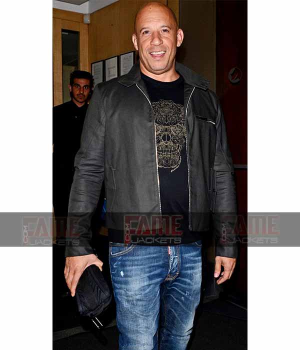  Vin Diesel Fast and Furious Men Black Cotton Jacket