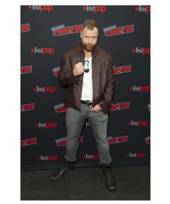 Alternative view of WWE VS AEW Dean Ambrose Brown Cafe Racer