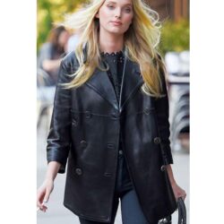 Women's Vintage Leather Car Coat