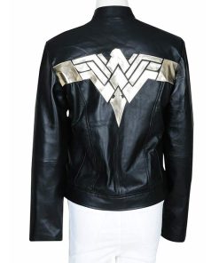 Wonder Woman Costume In Black Leather