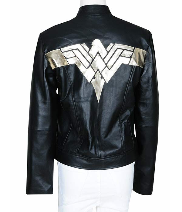 Wonder Woman Costume In Black Leather