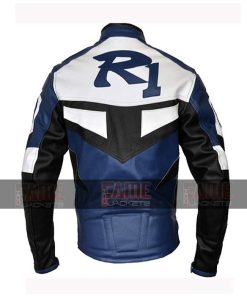 Alternative view of Yamaha R1 Men Blue Racer Jacket