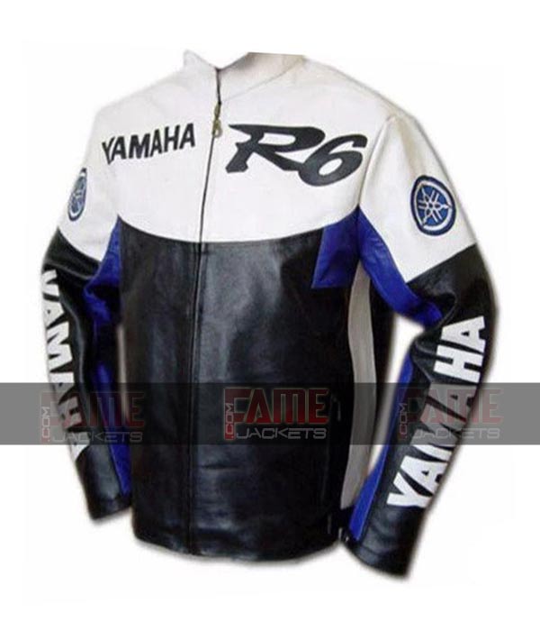 Mens Yamaha R6 Racing Leather Jacket