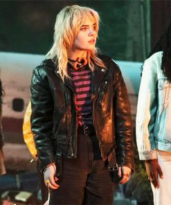 Yellowjackets Sophie Thatcher Moto Leather Jacket