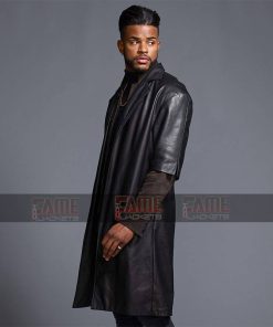 Alternative view of Trevor Jackson Priest Men Real Leather Winter Over Coat