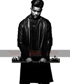 Trevor Jackson Priest Men Real Leather Winter Over Coat