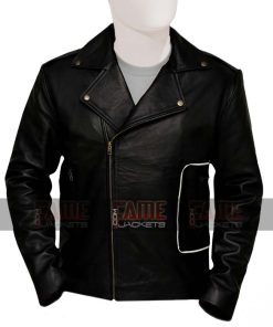 Alternative view of T Birds Jacket of Grease in Real Black Leather