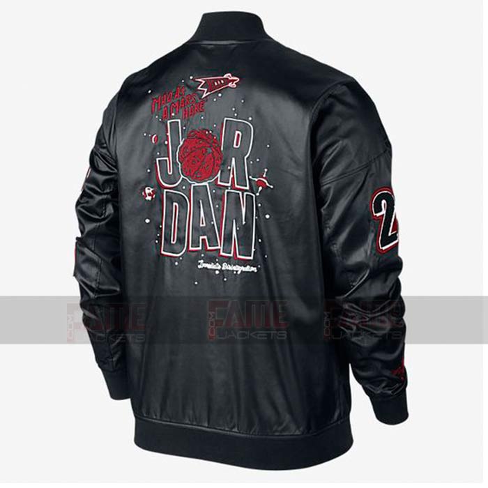 Air Jordan Marvin The Martin Leather Jacket - Image 2
