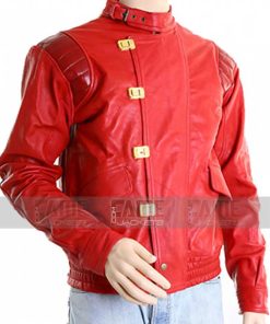Akira Kaneda Jacket in Red Vintage Leather with Pill