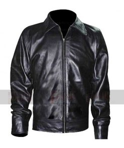 American Gangster Russell Crowe Real Black Leather Jacket