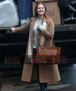 Amy Adams The Woman In The Window Brown Wool Winter Coat