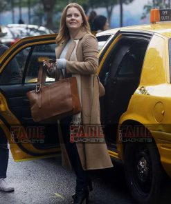 Alternative view of Amy Adams The Woman In The Window Brown Wool Winter Coat