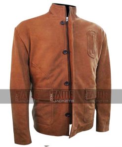 Stephen Amell Oliver Queen Tan Brown Suede Jacket