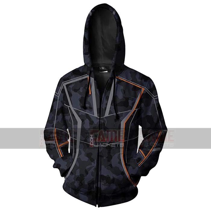 Avengers Infinity War Iron Man Tony Stark Camouflage Hoodie Jacket