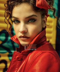 Alternative view of Red Leather Coat Women cheap